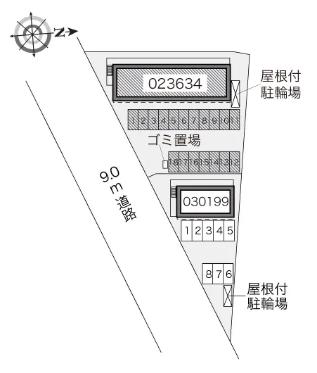 ★手数料０円★東近江市中野町　月極駐車場（LP）